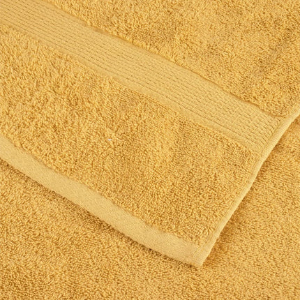 Premium Tvätthanddukar SOLUND 2 st guld 30x30cm 600gsm