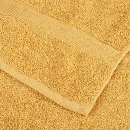 Premium handdukar SOLUND 10 st guld 100x200cm 600gsm