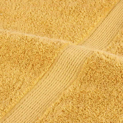 Premium handdukar SOLUND 10 st guld 100x200cm 600gsm