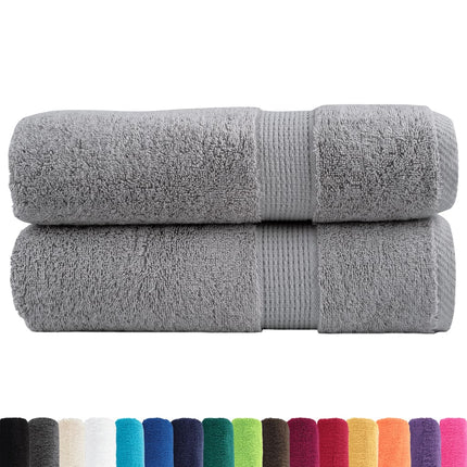 Premium handdukar SOLUND 2st grå 50x100cm 600gsm