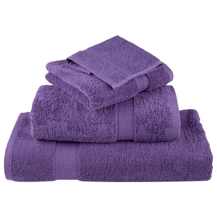 Premium Tvätthanddukar SOLUND 2 st Lila 30x30 cm 600 gsm