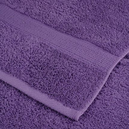 Premium Tvätthanddukar SOLUND 10 st Lila 30x30 cm 600 gsm