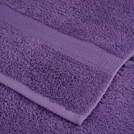 Premium gästhanddukar SOLUND 4 st lila 30x50 cm 600 gsm