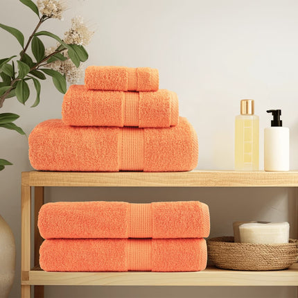 Premium Tvätthanddukar SOLUND 2 st Orange 30x30 cm 600 gsm