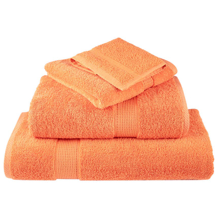 Premium Tvätthanddukar SOLUND 10 st Orange 30x30 cm 600 gsm