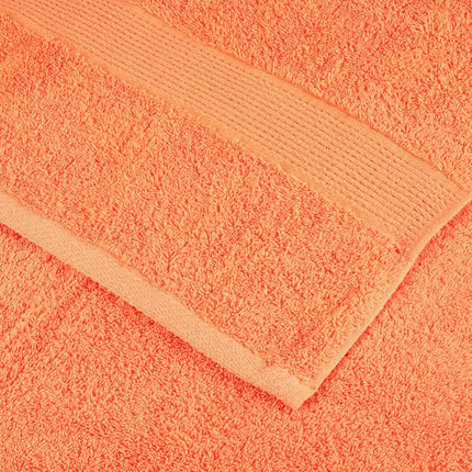 Premium handdukar SOLUND 10 st orange 100x200 cm 600 gsm