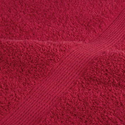 Premium bastuhanddukar SOLUND 10 st röd 80x200 cm 600 gsm