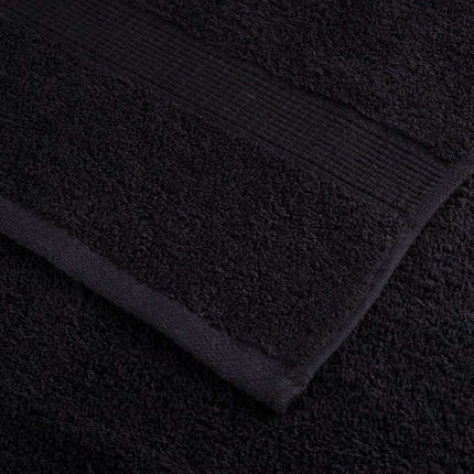 Gästhandduk SOLUND 2 pcs Svart 15 x 21 cm 550 gsm