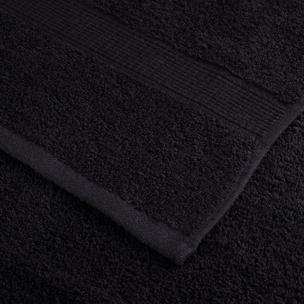 Premium Tvätthanddukar SOLUND 4 st svarta 30x30 cm 600 gsm