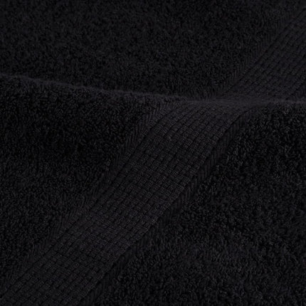 Premium Tvätthanddukar SOLUND 10 st svarta 30x30 cm 600 gsm