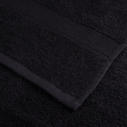 Premium gästhanddukar SOLUND 10 st svart 30x50 cm 600 gsm