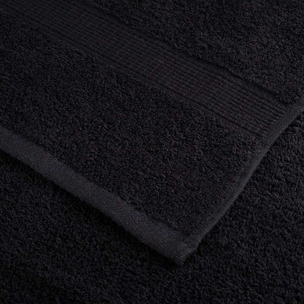 Premium handdukar SOLUND 2 st svart 100x200 cm 600 gsm