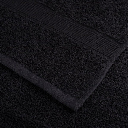 Premium handdukar SOLUND 4 st svart 100x200 cm 600 gsm