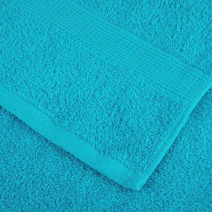 Gästhandduk SOLUND 4 st Turkos 15 x 21 cm 550 gsm