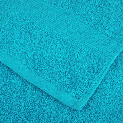 Premium handdukar SOLUND 2 st turkos 50x100 cm 600 gsm