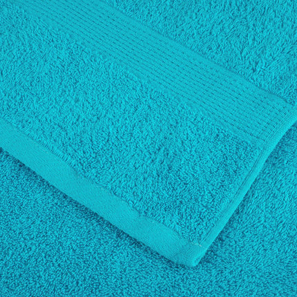 Premium bastuhanddukar SOLUND 4 st turkos 80x200 cm 600 gsm