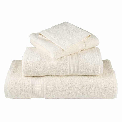 Gästhandduk SOLUND 10 pcs Kräm 15 x 21 cm 550 gsm