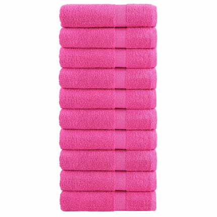 Premium badhanddukar SOLUND 10 st rosa 70x140 cm 600 gsm