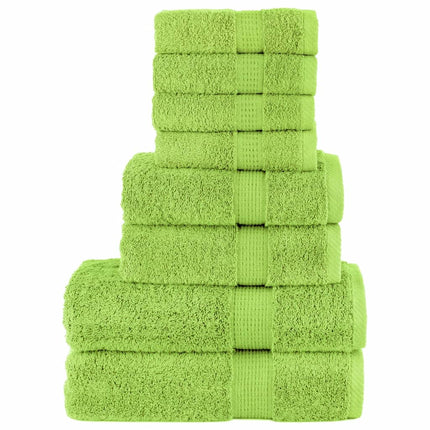 Premium handdukar 8 st SOLUND äppelgrön 600 gsm