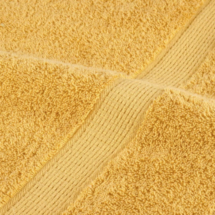 Premium handdukar 6 st SOLUND guld 600 gsm