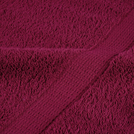 Premium handdukar 12 st SOLUND vinröd 600 gsm