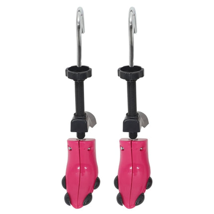 Skosträckare med skohorn rosa EU 34-40 plast