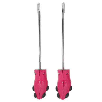 Stövelsträckare med skohorn rosa EU 34-40 plast