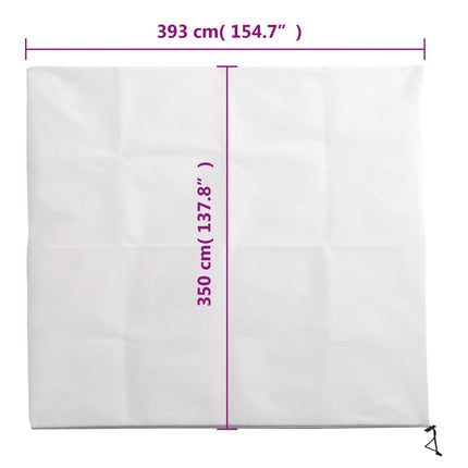 Fiberduk med blixtlås 70 g/m² 3,93x3,5 m