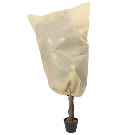 Fiberdukar med dragsko 4 st 70 g/m² 0,8x0,8 m