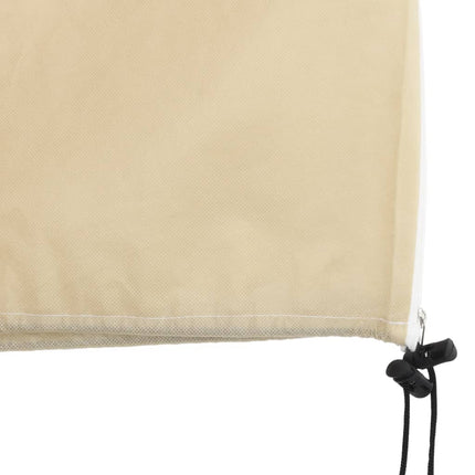 Fiberdukar med blixtlås 2 st 70 g/m² 1,55x1,55 m