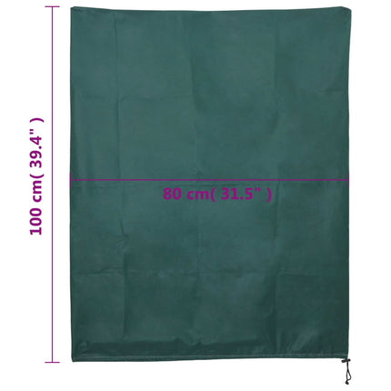 Fiberdukar med dragsko 4 st 70 g/m² 0,8x1 m