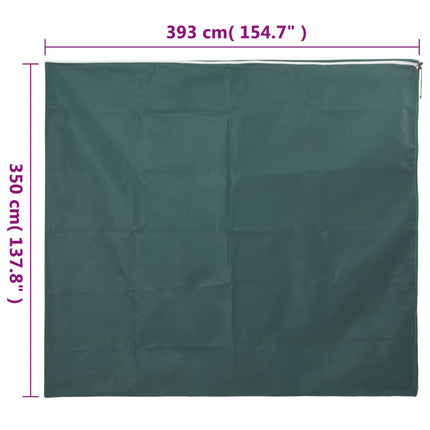 Fiberduk med blixtlås 70 g/m² 3,93x3,5 m
