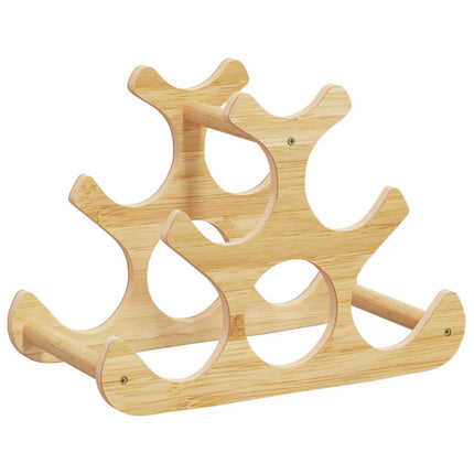 Vinställ för 6 flaskor 35x18x25,5 cm bambu