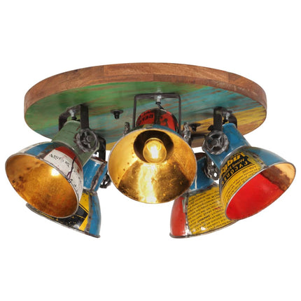 Taklampa 25 W flerfärgad 50x50x25 cm E27