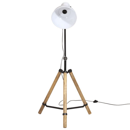 Golvlampa 25 W vit 75x75x90-150 cm E27