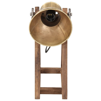 Skrivbordslampa 25 W antik mässing 30x17x40 cm E27