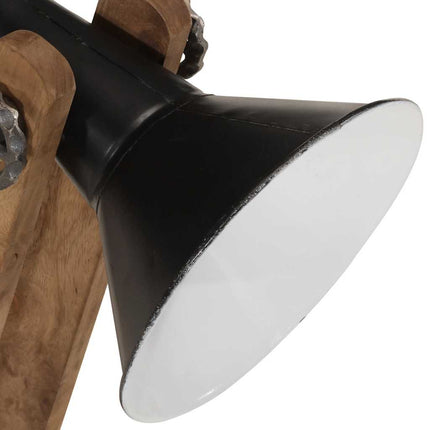 Skrivbordslampa 25 W svart 23x13x52 cm E27