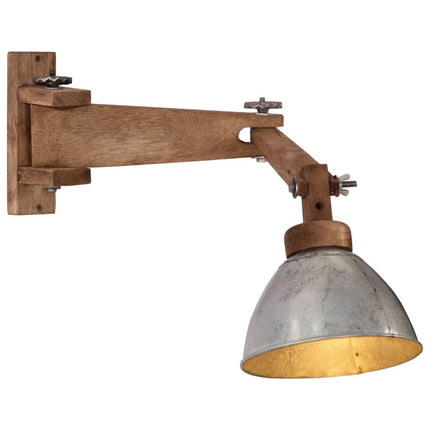 Vägglampa 25 W vintage silver E27