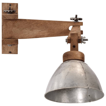 Vägglampa 25 W vintage silver E27