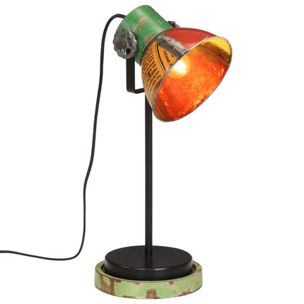 Skrivbordslampa 25 W flerfärgad 17x17x50 cm E27