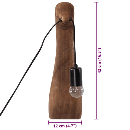 Vägglampa djurformad 25 W 12x12x42 cm E27