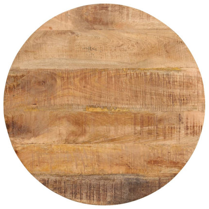 Soffbord 54x54x35 cm massivt mangoträ och järn