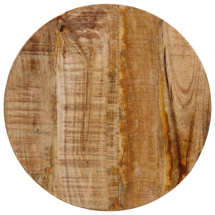 Soffbord 35x35x45 cm massivt mangoträ och järn
