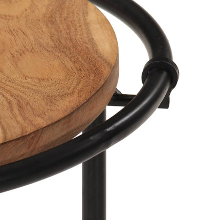 Satsbord 3 St Massivt Akaciaträ