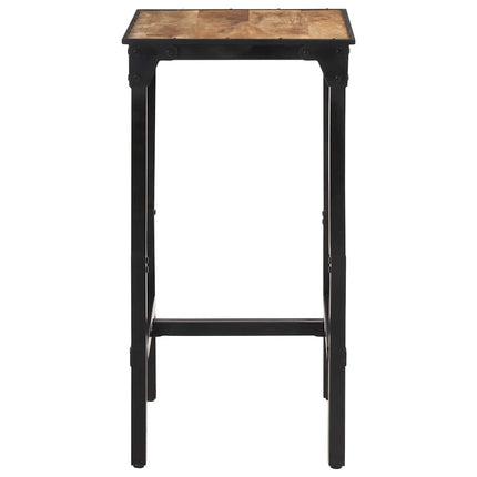 Barbord 60x55x107 cm massivt grovt mangoträ