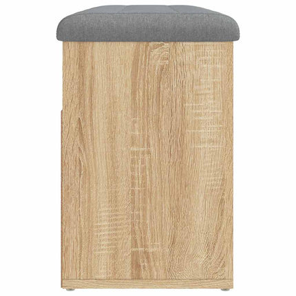 Skobänk sonoma-ek 82x32x45,5 cm konstruerat trä