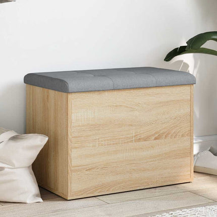 Förvaringsbänk Sonoma Ek 62x42x45 cm konstruerat trä
