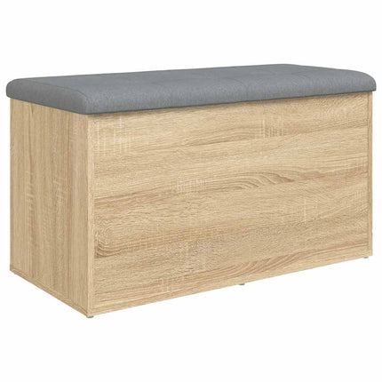 Förvaringsbänk Sonoma Ek 82x42x45 cm konstruerat trä