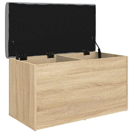 Förvaringsbänk Sonoma Ek 82x42x45 cm konstruerat trä