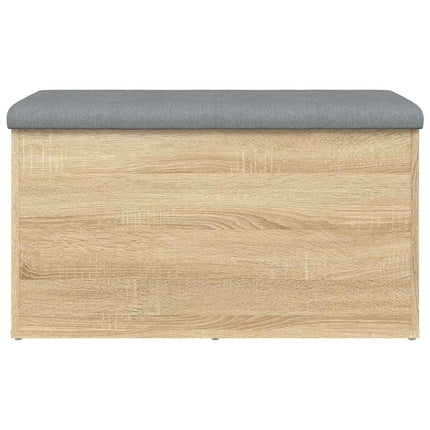 Förvaringsbänk Sonoma Ek 82x42x45 cm konstruerat trä